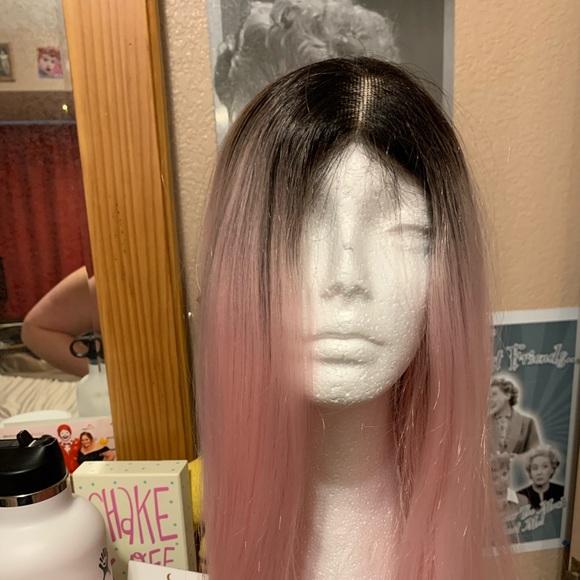 pink wig bellami